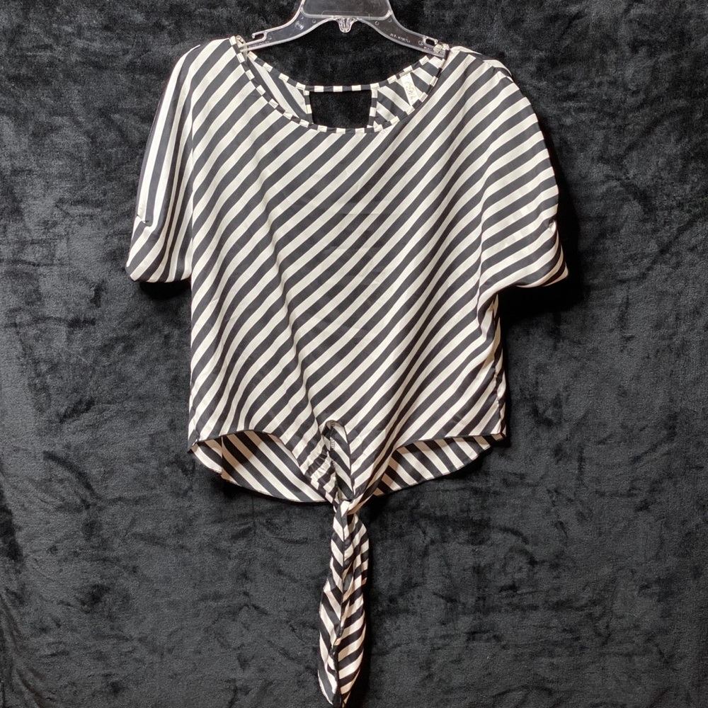 Black and white striped Boutique shirt